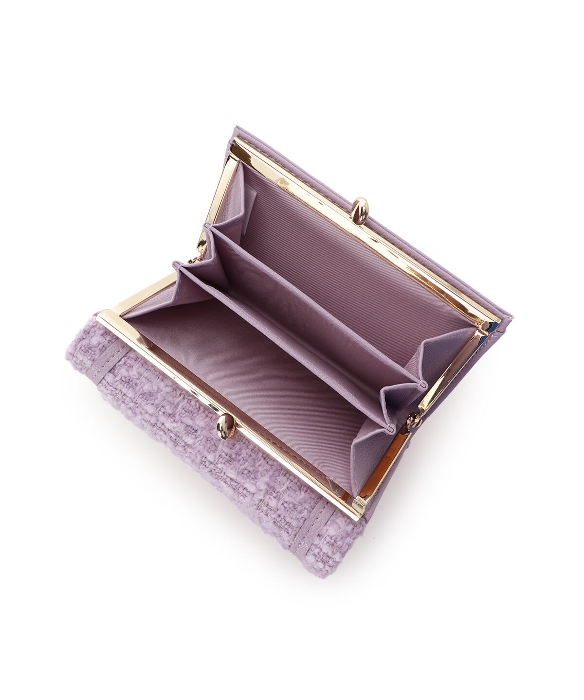 Samantha Vega「ソリッドリボンツイード折財布」|財布|