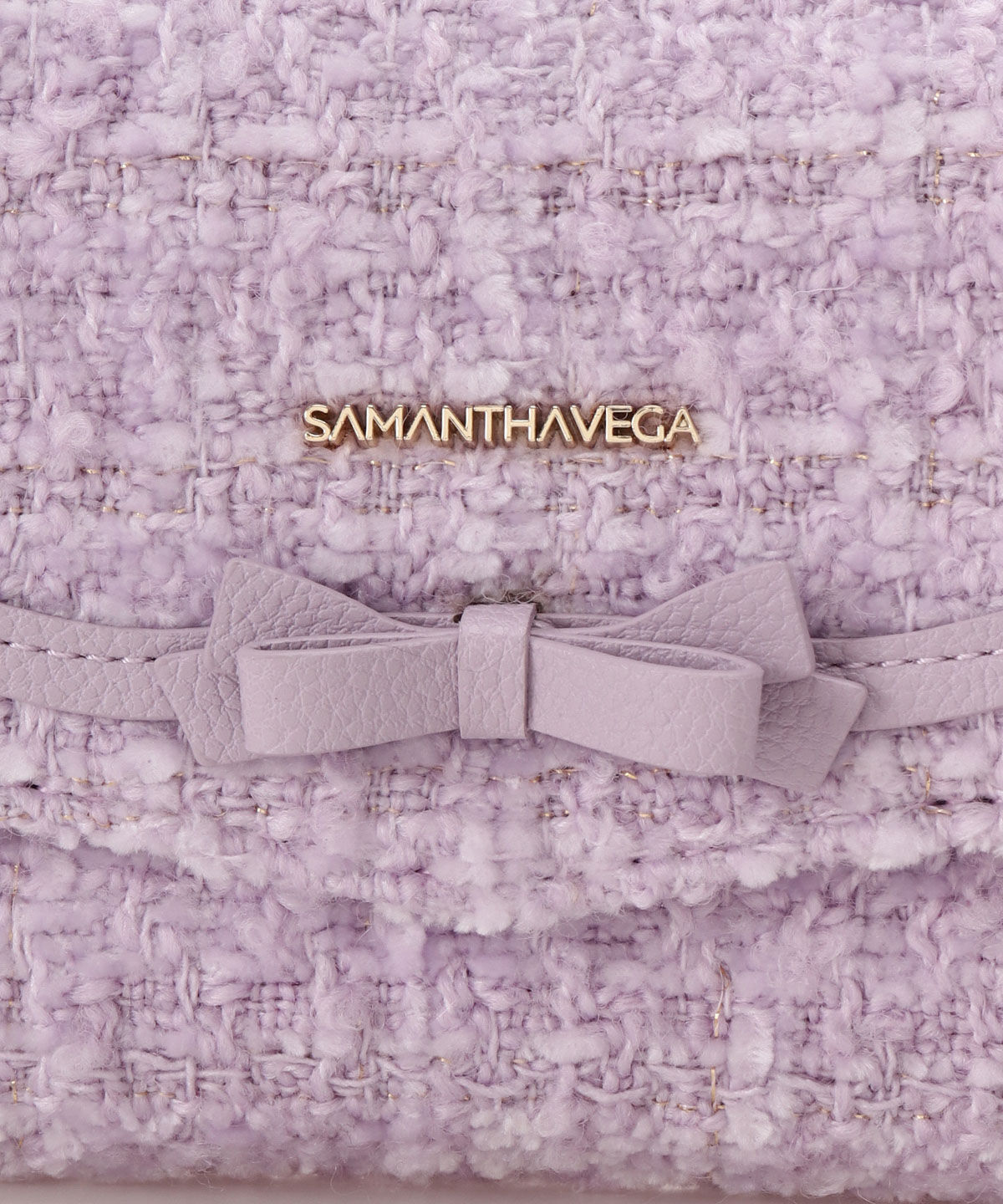 Samantha Vega「ソリッドリボンツイード折財布」|財布|