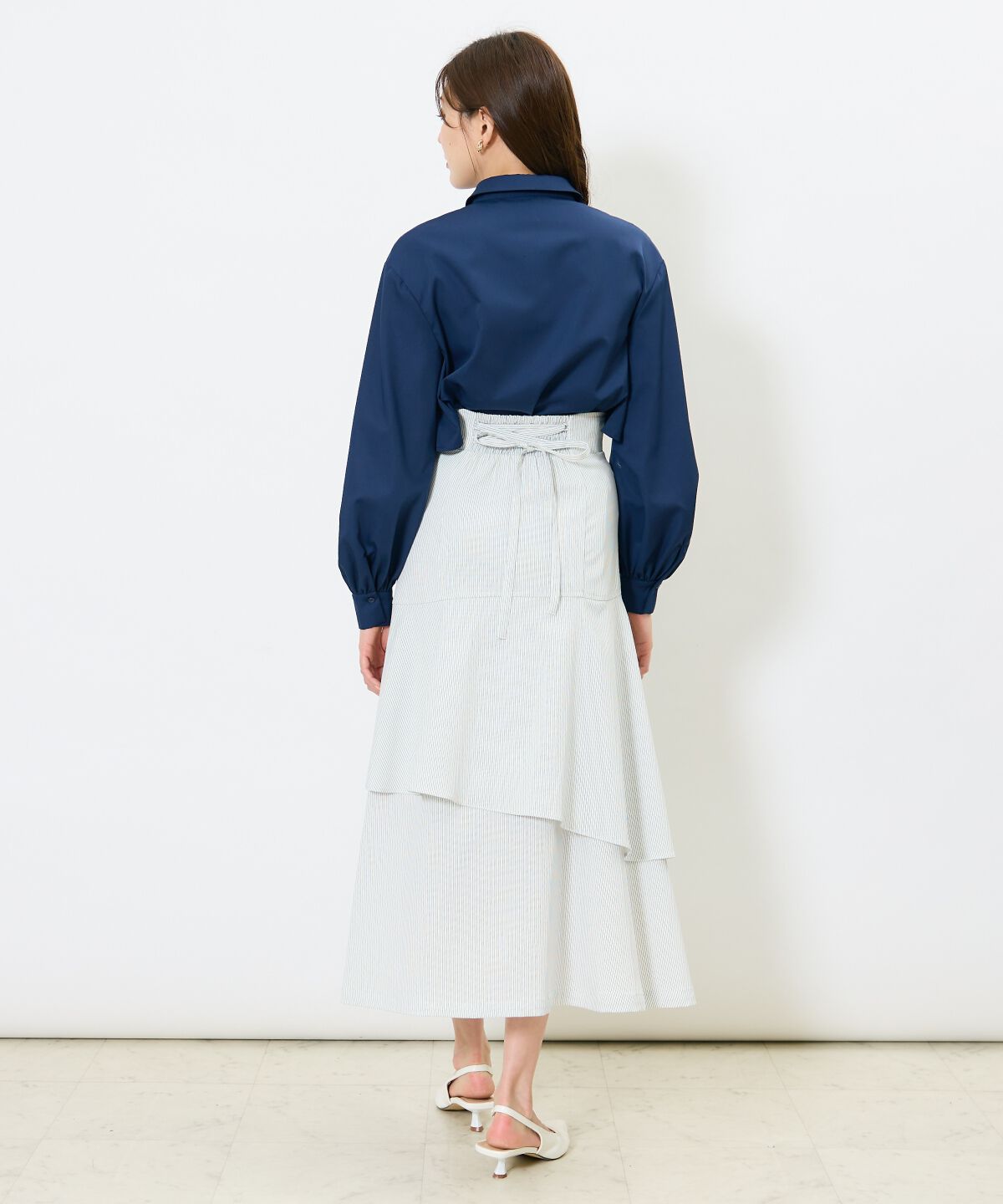 アンドクチュール「レイヤードティアードフリルスカート」|スカート|