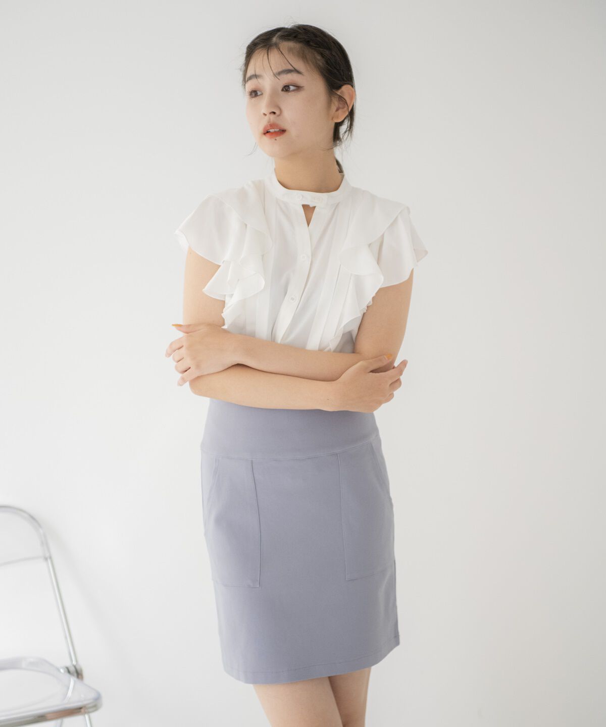 REDYAZEL「ストレッチタイトミニスカート」|タイト|