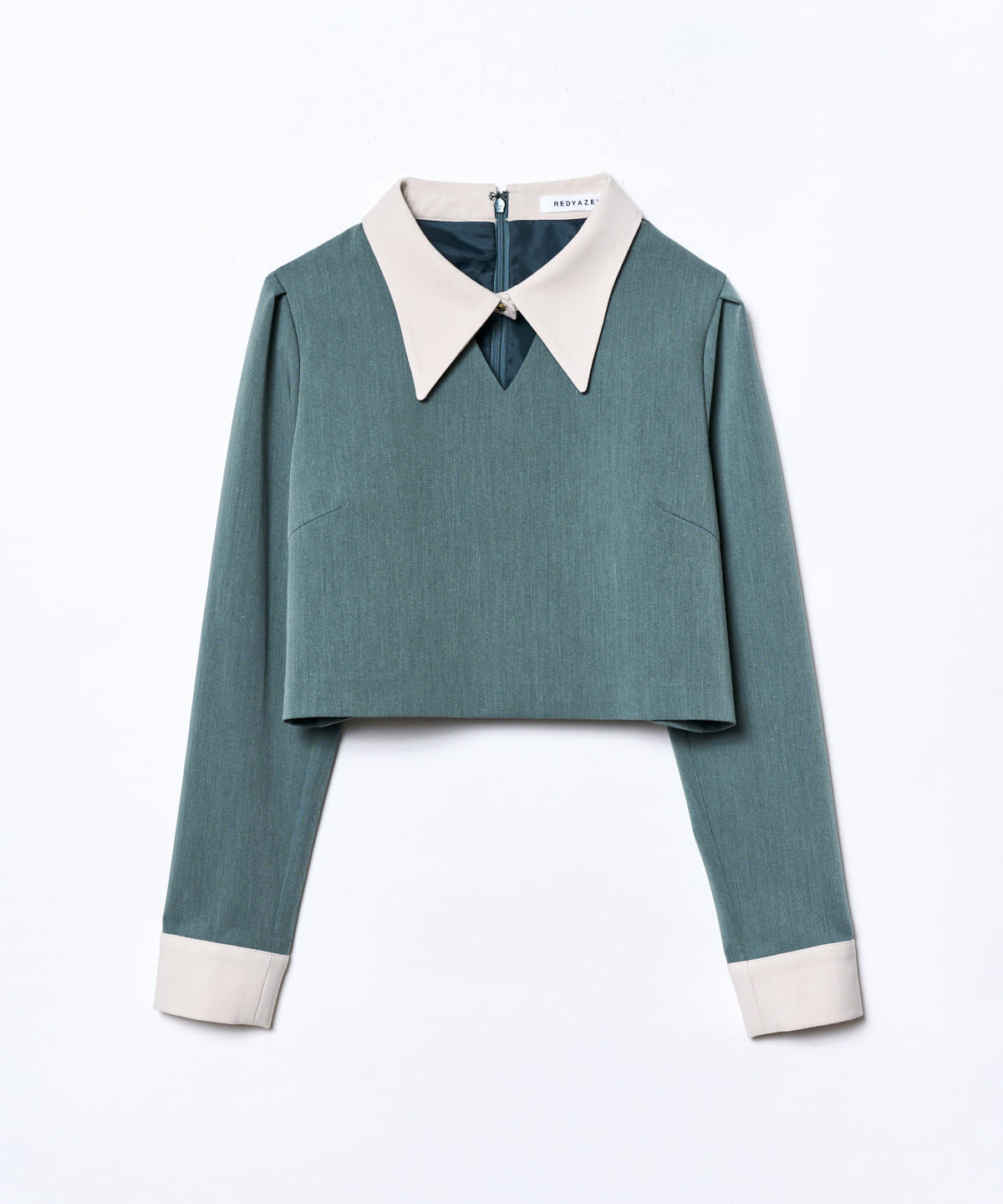 REDYAZEL「配色襟トップス」|シャツ・ブラウス|