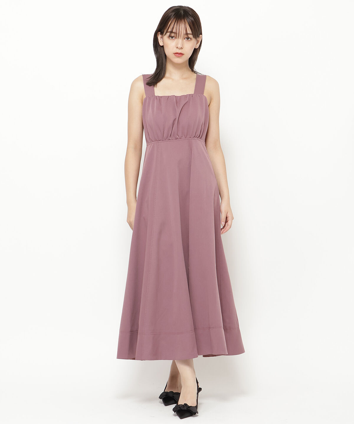 REDYAZEL「バックリボンシャツ＆キャミワンピセット」|ワンピース|