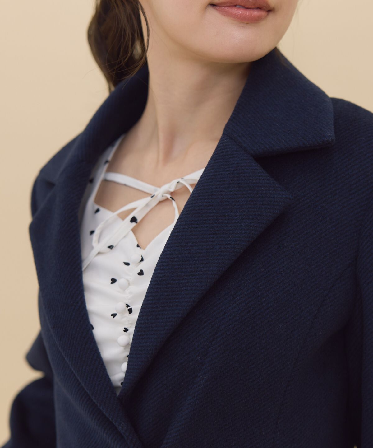 REDYAZEL「ジップチェスターコート」|ステンカラーコート|