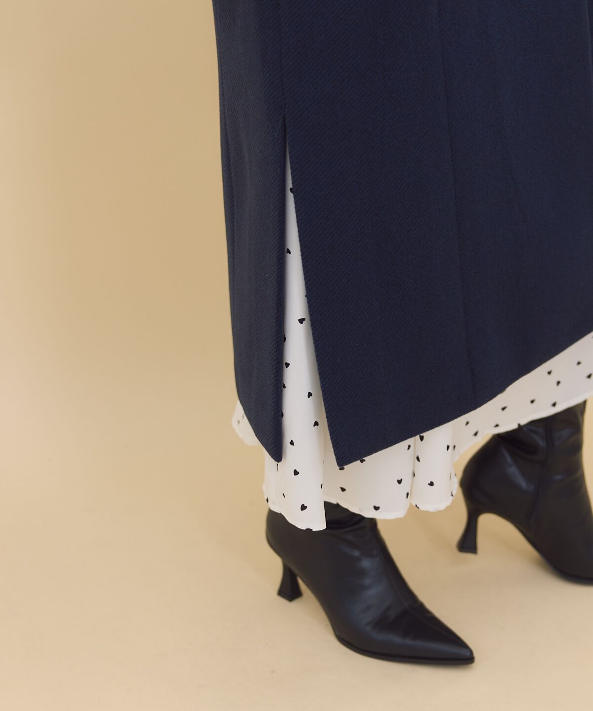 REDYAZEL「ジップチェスターコート」|ステンカラーコート|