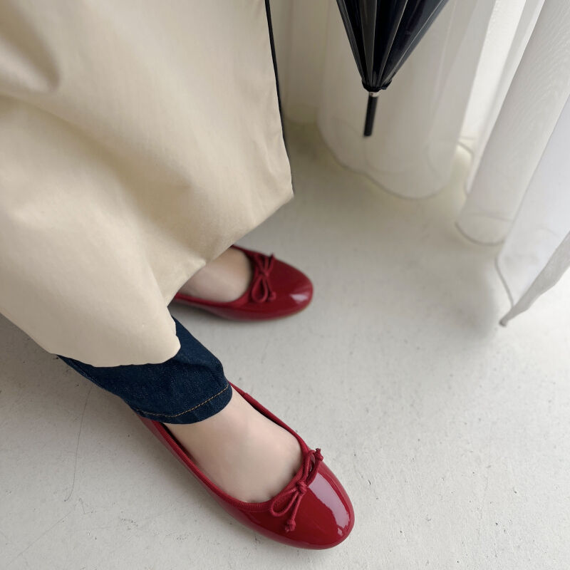 ORiental TRaffic「【防水】フラットヒールバレエレインパンプス/R-1015 レインシューズ レインパンプス 人気 トレンド」|パンプス|