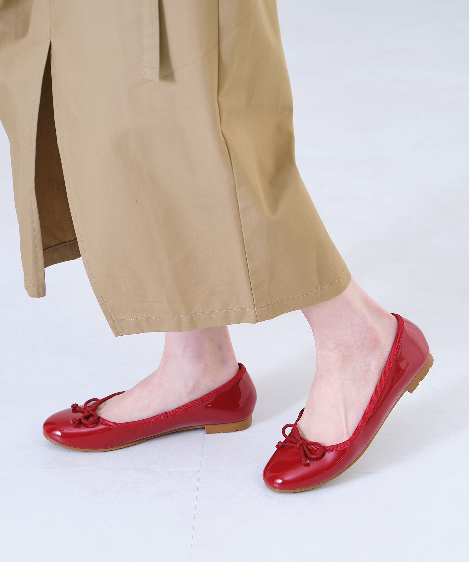 ORiental TRaffic「【防水】フラットヒールバレエレインパンプス/R-1015 レインシューズ レインパンプス 人気 トレンド」|パンプス|