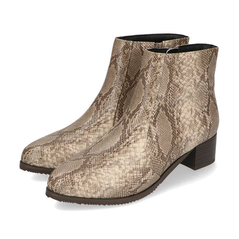 WA Oriental TRaffic「ポインテッドトゥ切替ヒールブーツ/22405」|ショートブーツ|