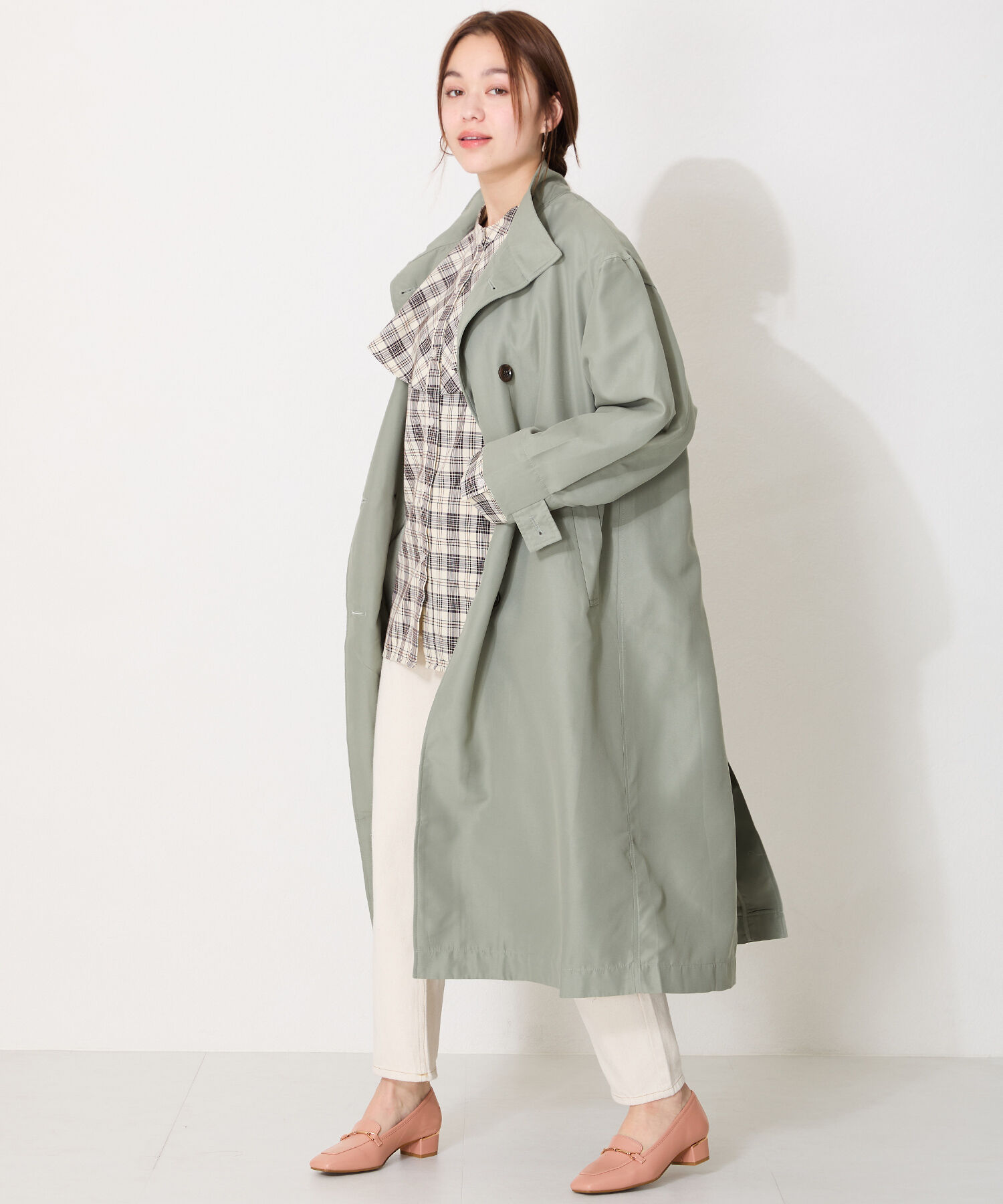 WA Oriental TRaffic「●人気シリーズ●メタリックラインビットヒールローファー/52101 ローファー」|パンプス|