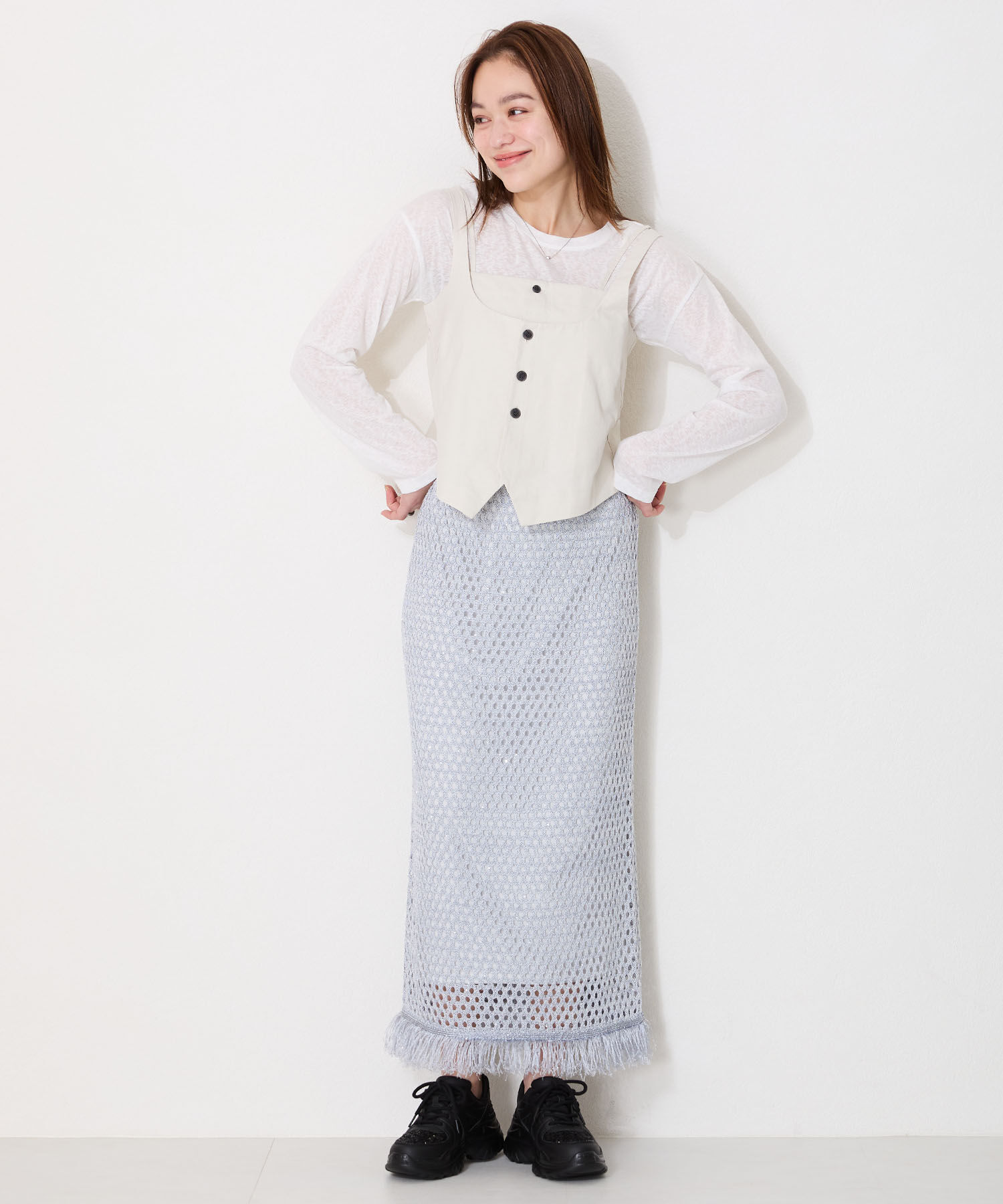 ORiental TRaffic「スパンコール 厚底 スニーカー /OT3752 クッション」|スニーカー|