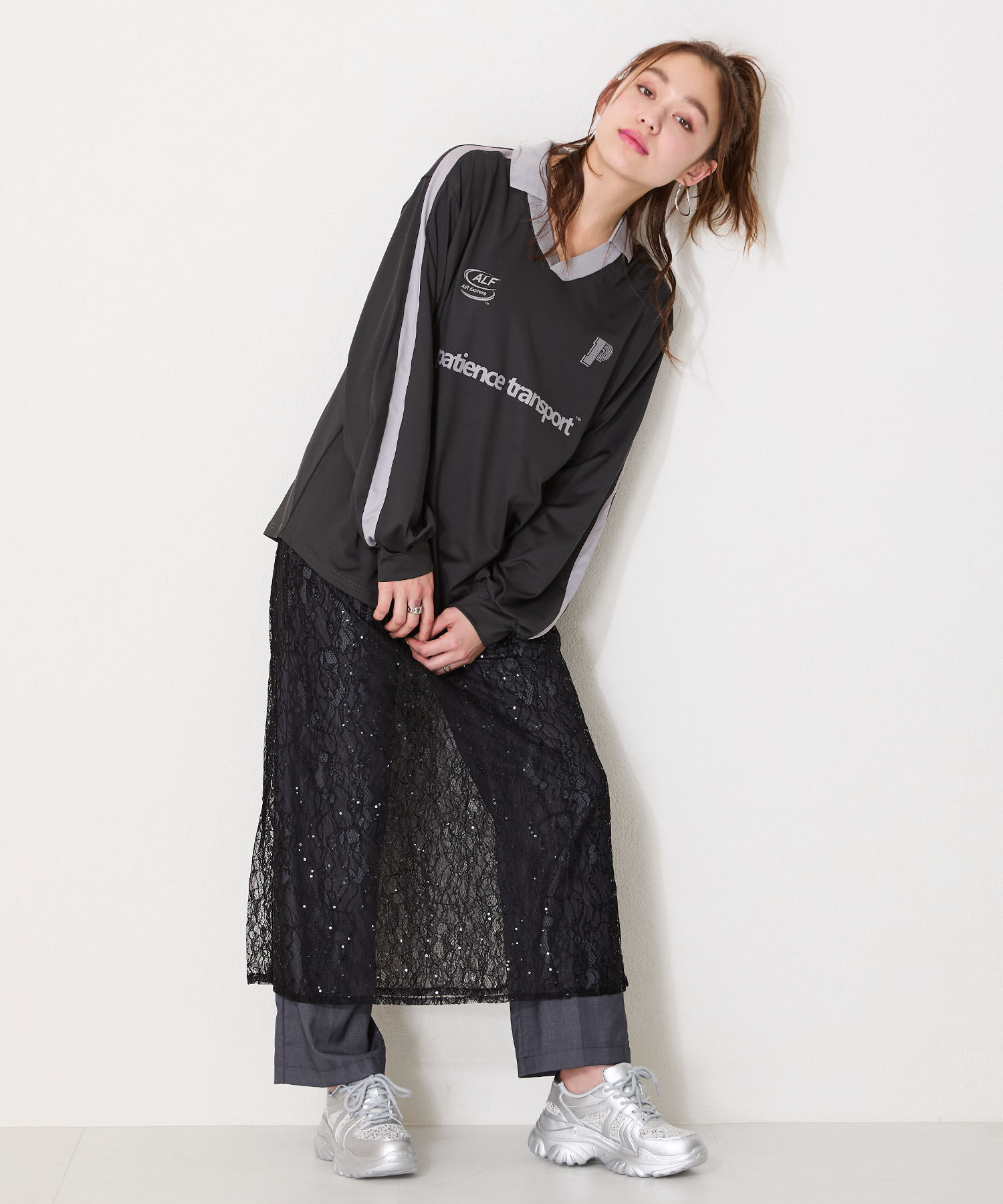 ORiental TRaffic「スパンコール 厚底 スニーカー /OT3752 クッション」|スニーカー|