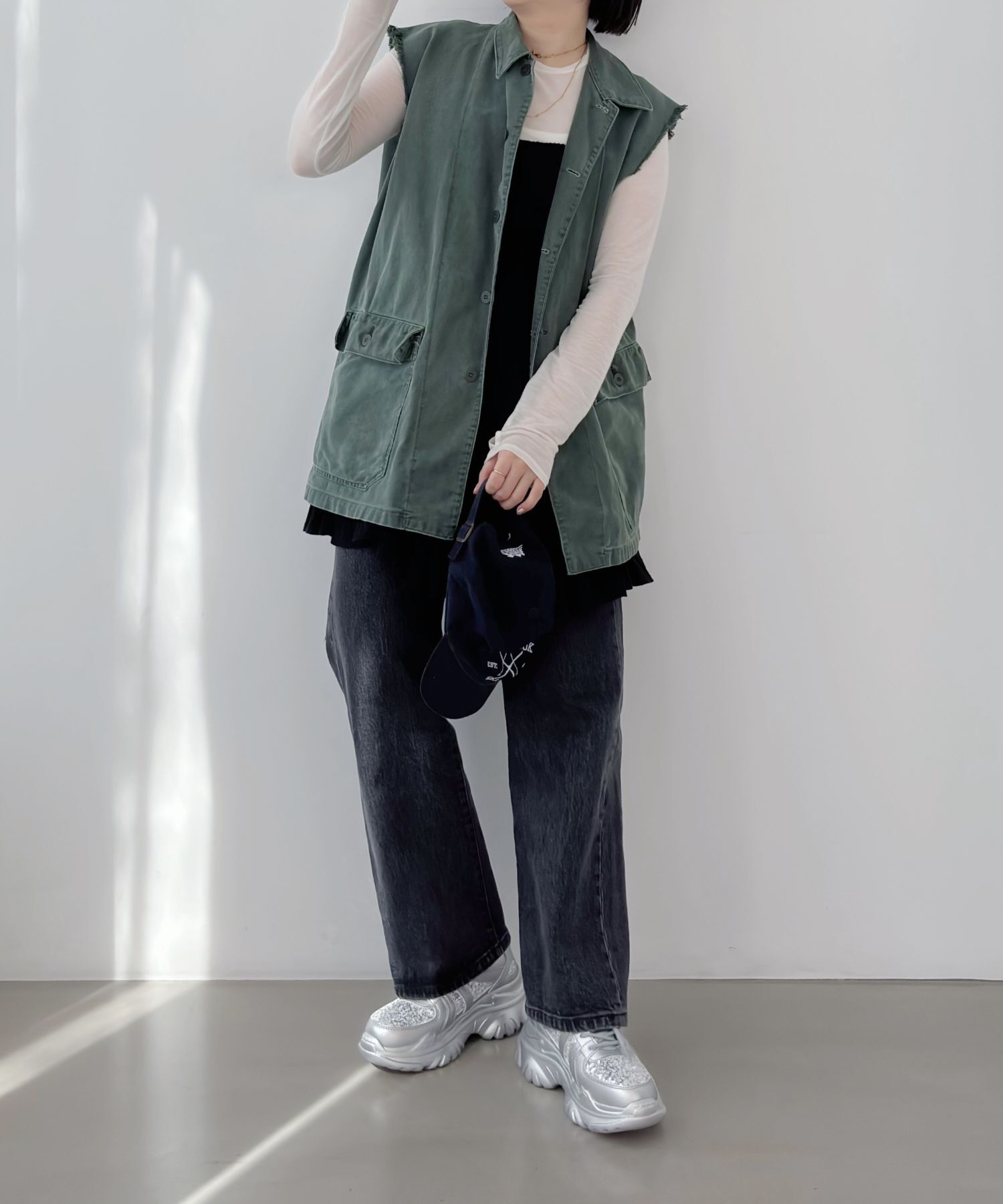 ORiental TRaffic「スパンコール 厚底 スニーカー /OT3752 クッション」|スニーカー|