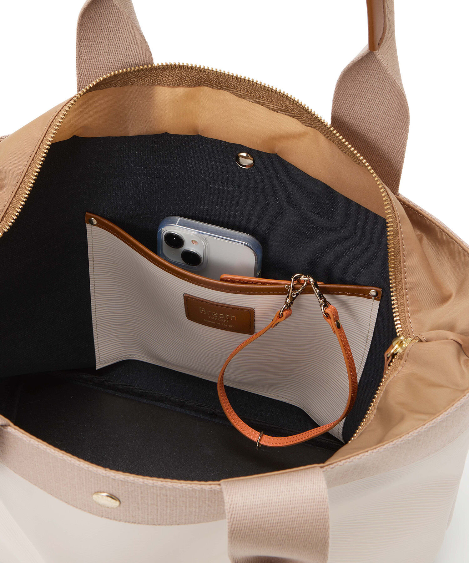 TOPKAPI BREATH「【Breath TOPKAPI】RIPPLE リプル ロング ハンドル A４ トートバッグ L」|トートバッグ|