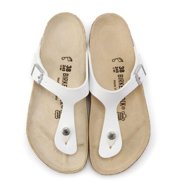 BIRKENSTOCK「【ビルケンシュトック】ギゼ/ホワイト ビルコフロー/サンダル メンズ レディース/GIZEH」|サンダル|