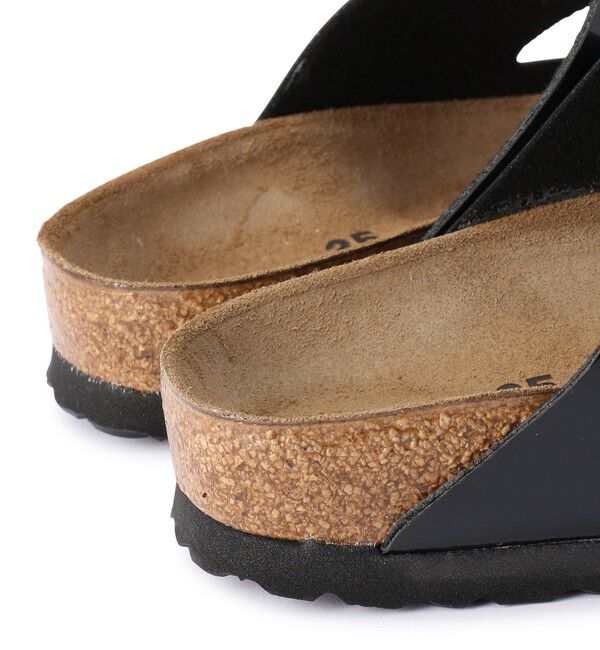 BIRKENSTOCK「【ビルケンシュトック】アリゾナ/パテントブラック ビルコフロー/サンダル レディース」|サンダル|