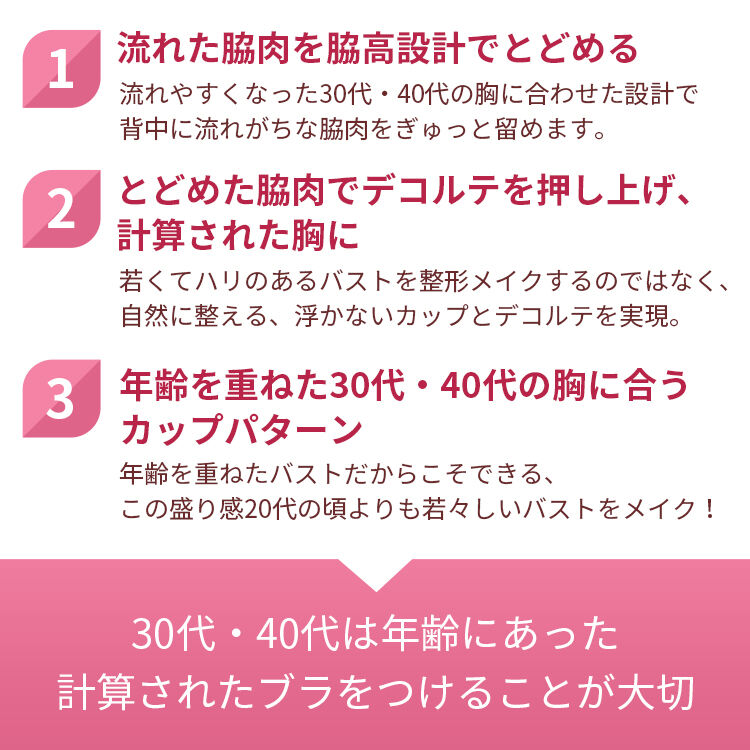 intesucre「アンテシュクレ intesucre 重力に逆らう脇高ブラ ブラジャー単品 全5色 E-G/65-75 EBT003」|インナー|