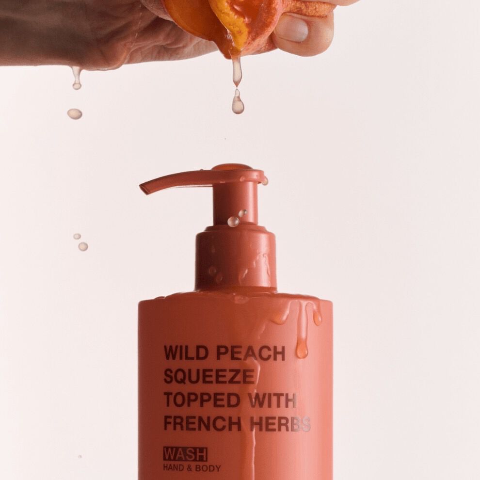 kuoca「【kuoca】ハンド&ボディウォッシュ ワイルドピーチ」|ボディクレンジング|