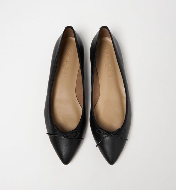 ODETTE E ODILE「【WEB限定】ポインテッドバレリーナ フラット15■&uarr;」|バレエシューズ|
