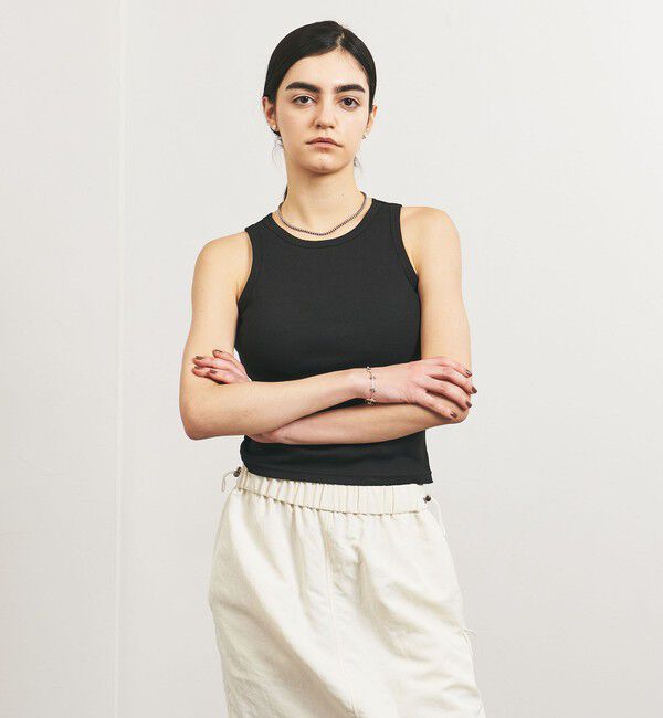 UNITED ARROWS「＜TO UNITED ARROWS＞C/PLA リブ タンク ブラトップ」|スポーツ|