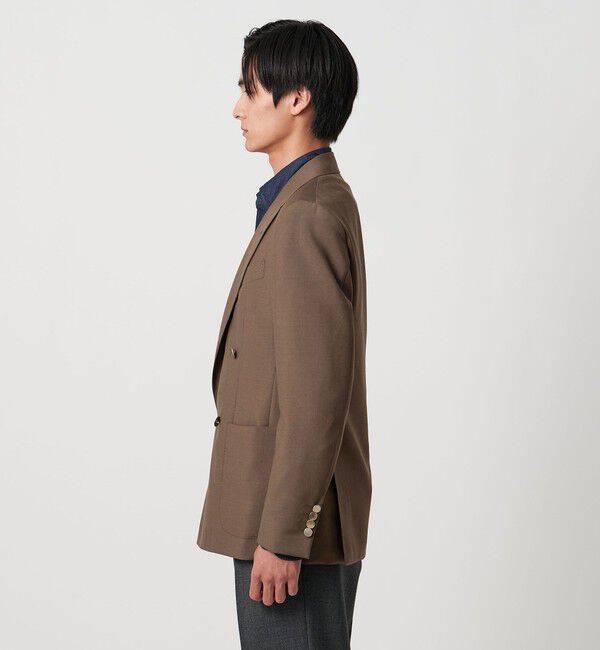 UNITED ARROWS「ウール モヘヤ 4ボタン ダブルブレストブレザー S‐MODEL」|テーラードジャケット|