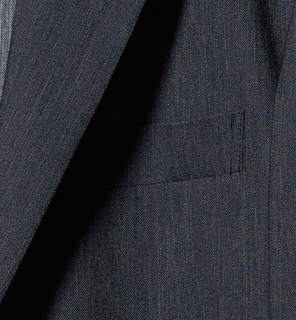 UNITED ARROWS「デニムライク シングル ２ボタン テーラード ジャケットUA COZY ‐ウォッシャブル・ヨコストレッチ‐」|スーツ|