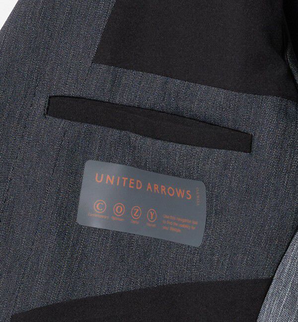 UNITED ARROWS「デニムライク シングル ２ボタン テーラード ジャケットUA COZY ‐ウォッシャブル・ヨコストレッチ‐」|スーツ|
