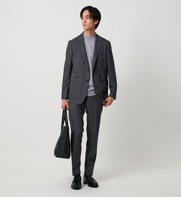 UNITED ARROWS「デニムライク シングル ２ボタン テーラード ジャケットUA COZY ‐ウォッシャブル・ヨコストレッチ‐」|スーツ|