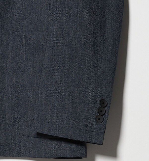 UNITED ARROWS「デニムライク シングル ２ボタン テーラード ジャケットUA COZY ‐ウォッシャブル・ヨコストレッチ‐」|スーツ|