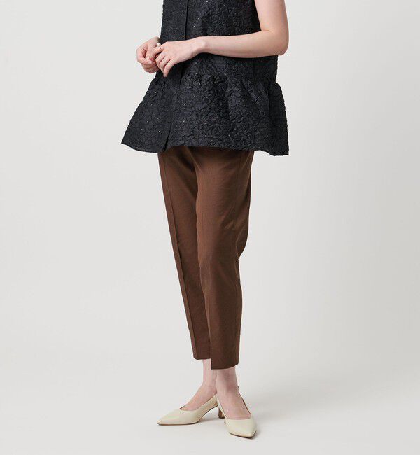 UNITED ARROWS「シャイニー スリム パンツ ストレッチ ウォッシャブル」|チノ|