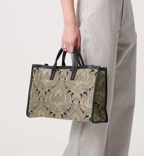 UNITED ARROWS「＜A VACATION＞BREAD M トートバッグ」|トートバッグ|BLACK