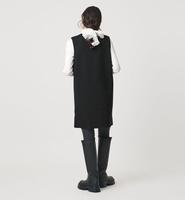 UNITED ARROWS「ミラノリブ チュニック ベスト」|ベスト・ジレ|