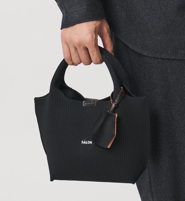 UNITED ARROWS「＜hALON＞ストライプ ニット トートバッグS」|トートバッグ|