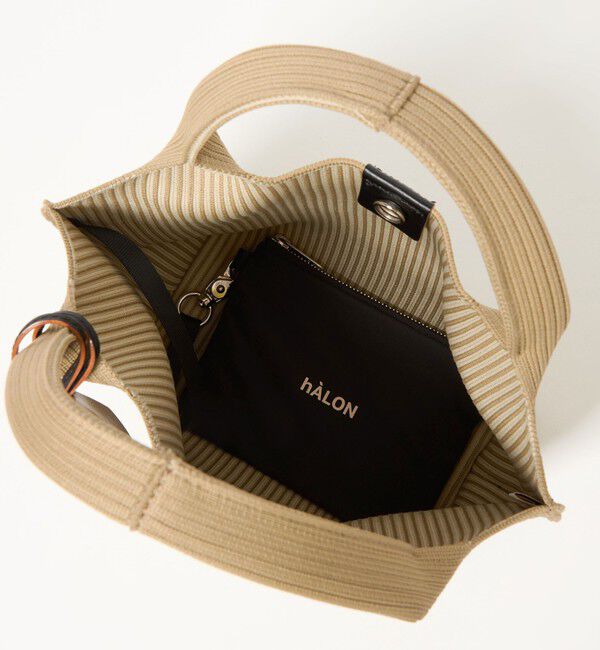 UNITED ARROWS「＜hALON＞ストライプ ニット トートバッグS」|トートバッグ|