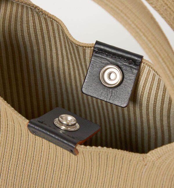 UNITED ARROWS「＜hALON＞ストライプ ニット トートバッグS」|トートバッグ|