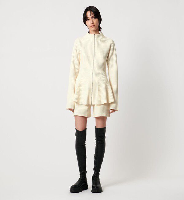 AEWEN MATOPH「＜AEWEN MATOPH＞ウールカシミヤミックス ペプラムジップアップニットジャケット」|その他|