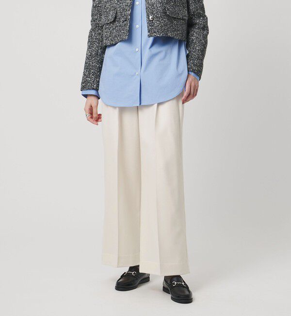 UNITED ARROWS「２タック ワイド パンツ」|チノ|