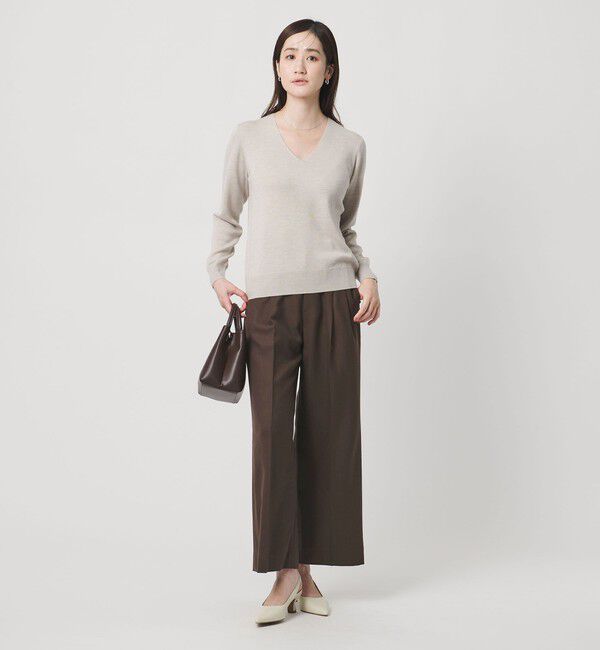 UNITED ARROWS「２タック ワイド パンツ」|チノ|