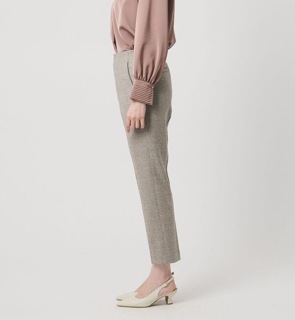 UNITED ARROWS「MOKU ３カラー ツイードライク スリムパンツ」|スラックス|