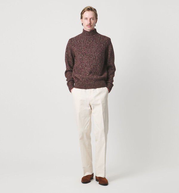 UNITED ARROWS「＜SOVEREIGN＞ ウール カシミヤ ムリネ ハイネック ニット」|ニット・セーター|