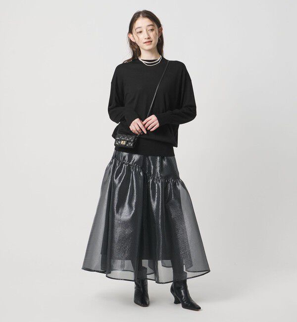 UNITED ARROWS「18G ウール クルーネック ニット ‐ウォッシャブル‐」|ニット・セーター|