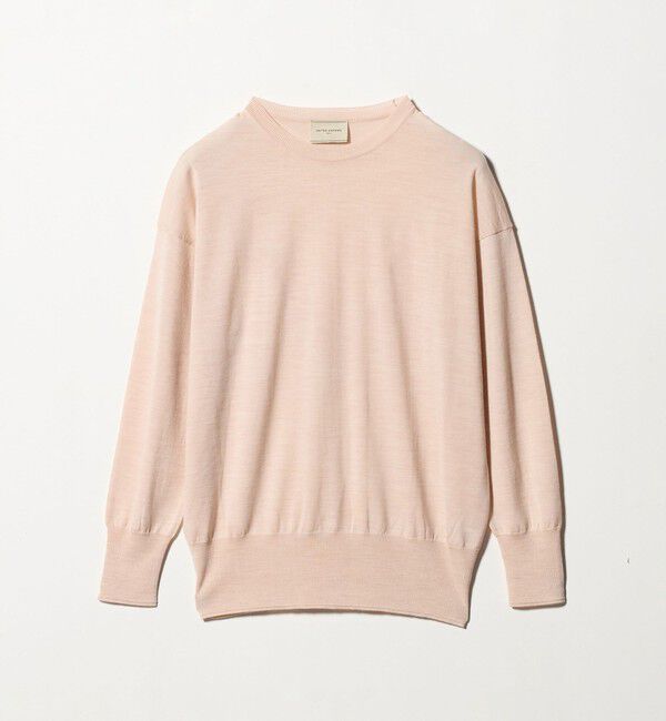 UNITED ARROWS「18G ウール クルーネック ニット ‐ウォッシャブル‐」|ニット・セーター|