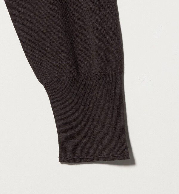 UNITED ARROWS「18G ウール クルーネック ニット ‐ウォッシャブル‐」|ニット・セーター|