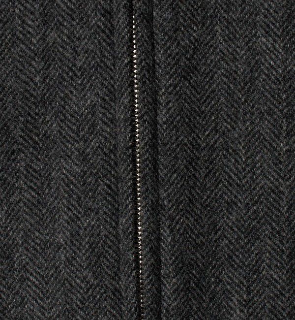 UNITED ARROWS「＜District＞ヘリンボーン ツイード ジップブルゾン」|ブルゾン・スタジャン|