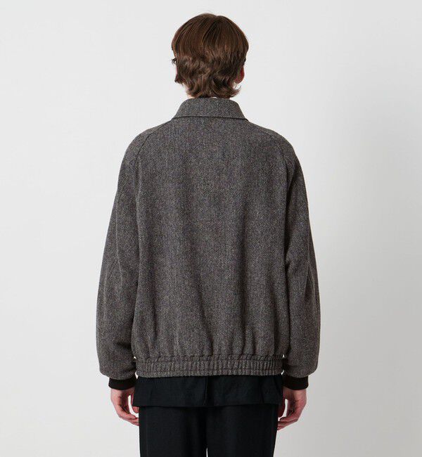 UNITED ARROWS「＜District＞ヘリンボーン ツイード ジップブルゾン」|ブルゾン・スタジャン|