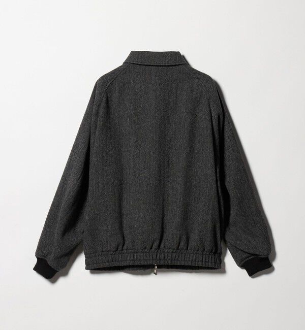 UNITED ARROWS「＜District＞ヘリンボーン ツイード ジップブルゾン」|ブルゾン・スタジャン|