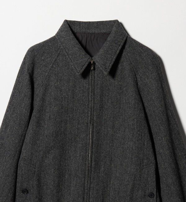 UNITED ARROWS「＜District＞ヘリンボーン ツイード ジップブルゾン」|ブルゾン・スタジャン|