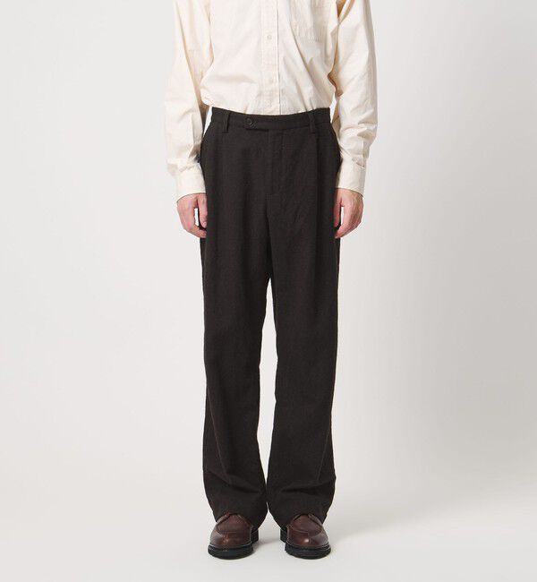 UNITED ARROWS「＜District＞シュリンク サージ 2プリーツ テーパードパンツ」|スーツ|