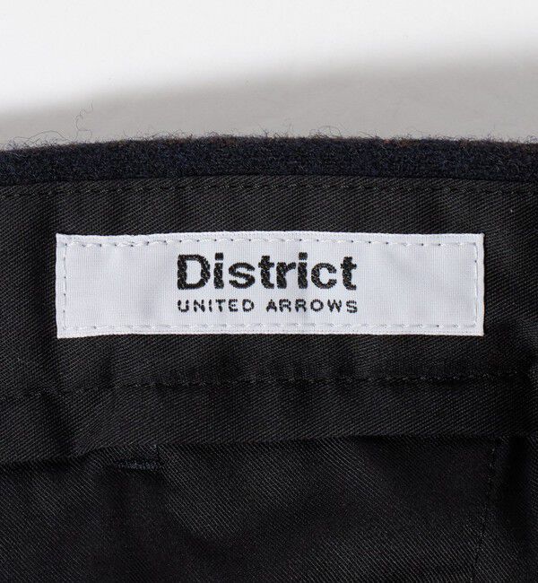 UNITED ARROWS「＜District＞シュリンク サージ 2プリーツ テーパードパンツ」|スーツ|