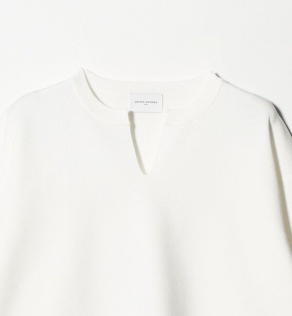 UNITED ARROWS「スウェットライク スキッパーニット ‐ウォッシャブル‐」|ニット・セーター|