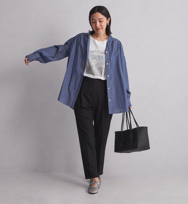 UNITED ARROWS green label relaxing「【WEB限定】＜at ease＞フォトプリント ロングスリーブ Tシャツ」|Tシャツ・カットソー|