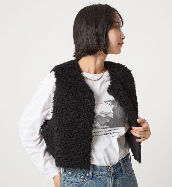 UNITED ARROWS green label relaxing「【WEB限定】＜at ease＞フォトプリント ロングスリーブ Tシャツ」|Tシャツ・カットソー|